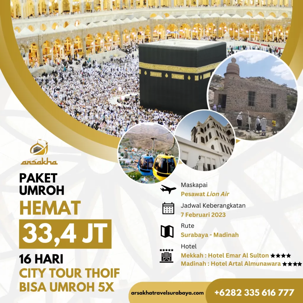 paket umroh 16 hari plus thaif