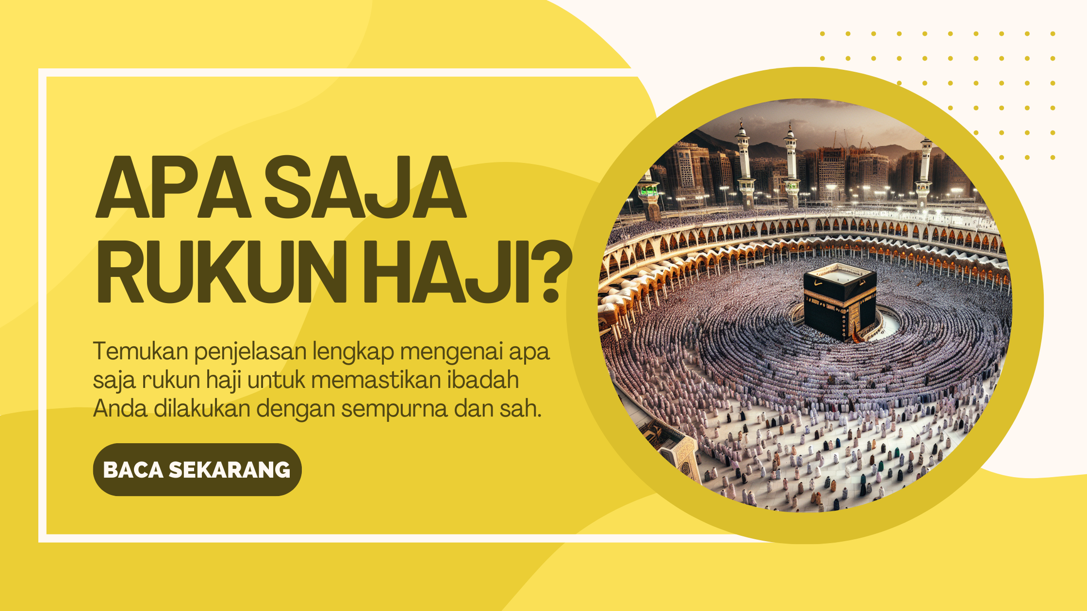 rukun haji